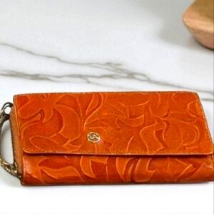 Italian Cognac Leather Wallet